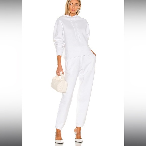 Alexander Wang Foundation Terry Classic Sweatpant Joggers in White size small - Picture 2 of 13